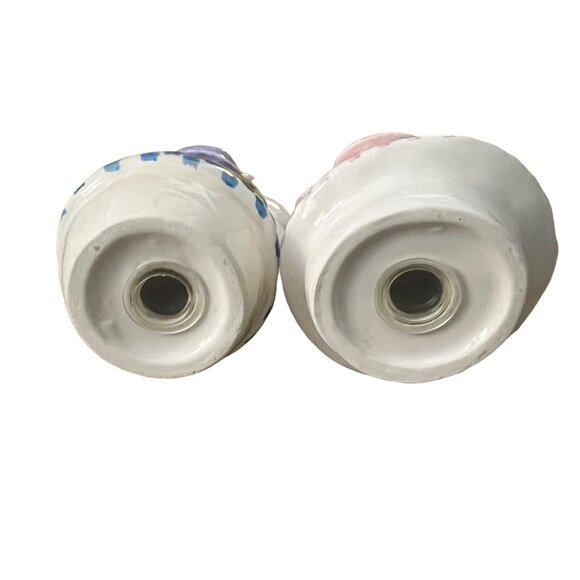 Easter Salt and Pepper‎ Shakers Easter Bunny Rabbits Multicolor Ceramic - Picture 6 of 7